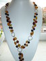 Lange ketting bruin 