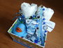 Kraampakket in Blauw of Rood met Zwart_